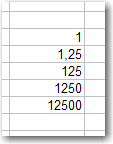 Vstup čísla do buňky Kurzorem najedeme na buňku a píšeme čísla z numerické klávesnice. Pokud se vyskytne chyba v zobrazení čísla, musíme rozšířit sloupec, aby bylo celé číslo vidět. Obr.