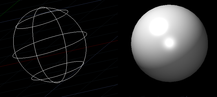 234. Koule Kreslit Modelování Koule Objemy _sphere koule vytvoří trojrozměrný objekt ve tvaru koule Koule (Obrázek 309) je trojrozměrné těleso tvořené množinou všech bodů prostoru, jejichž vzdálenost
