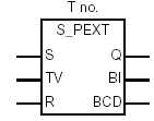 3. Programovatelné automaty Simatic S7 300, základy programování v jazyce Step7, logické funkce Parametr Datový typ Oblast paměti Popis R BOOL I,Q,M,L,D Resetovaní vstup BI WORD I,Q,M,L,D Hodnota