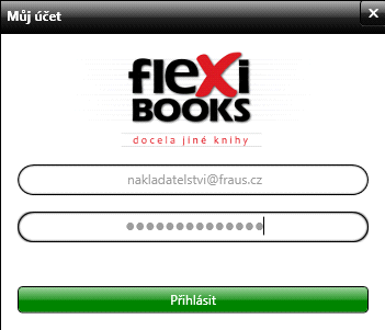 1. Stahujeme Flexibooky do čtečky Po úspěšném dokončení objednávky na www.flexibookstore.cz a jejím následném zaplacení se zařadí zakoupené tituly do sekce Moje knihy ve tvém účtu.