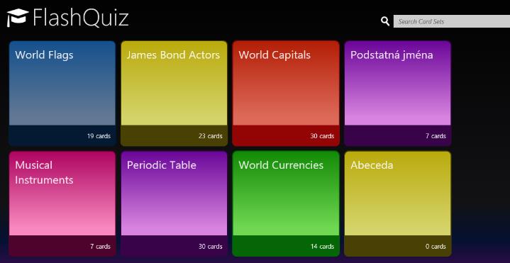 FlashQuiz aplikace vám umožní vytvářet vlastní kartičky, na které můžete psát, kreslit, vkládat obrázky