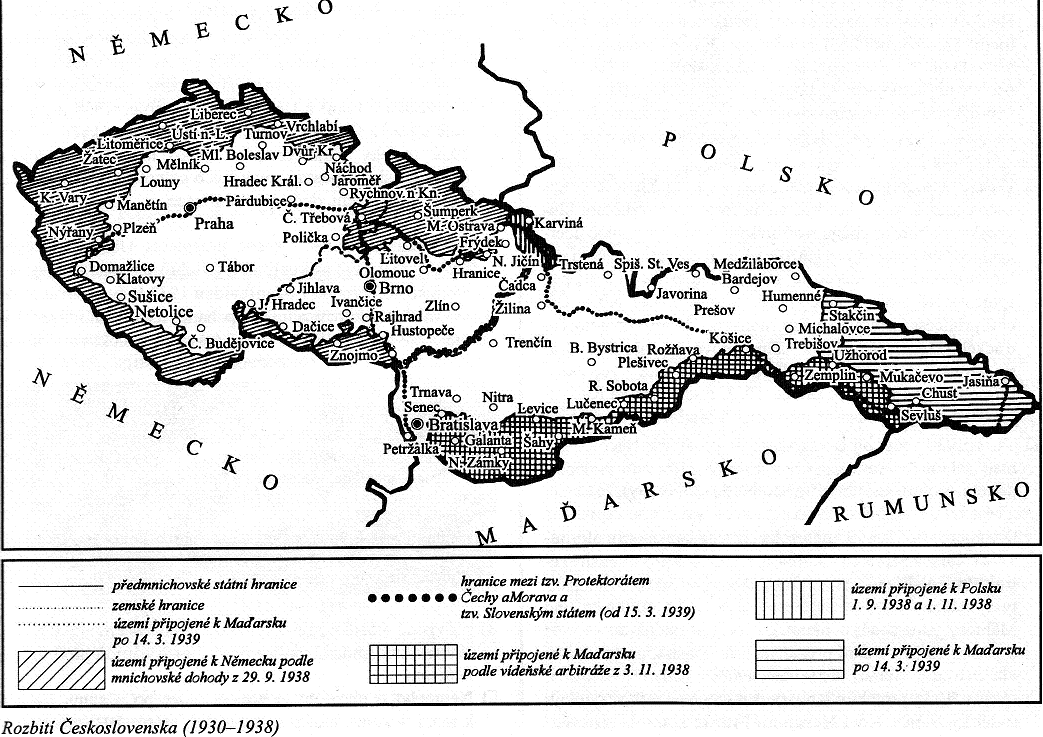 Nová vláda v čele.. 14. 3. 1939 vyhlášen Slovenský štát (prezident Josef Tiso) Hácha přinucen Hitlerem podepsat ţádost o ochranu 15.3. 1939 vstup Němců na naše území 16.3. 1939 vyhlášen Protektorát Böhmen und Mähren VĚDA A UMĚNÍ V MEZIVÁLEČNÝCH LETECH Francouz Frédéric Jolit-Curie Brit Alexandr Fleming (1928).