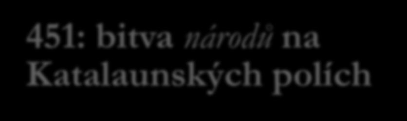 po Alarichově smrti uzavřeli Římané s Vizigóty spojenectví (proti jiným barbarům) vizigótský král se oženil se sestrou císaře Honoria Gallou Placidií vizigótské REGNUM TOLOSANUM