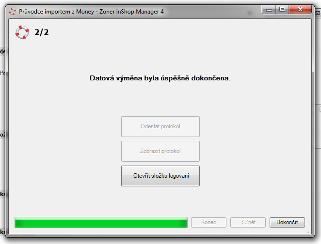 2.2 Příprava dat v Zoner inshop Managerovi 2.2.1 Příprava umístění importovaných dat z Money Do současné stromové struktury vytvoříme nové Členění, např. Money. 2.2.2 Import zboží z Money do Managera Spustíme Import a zobrazí se nám průvodce importem dat.