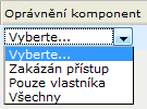 Uživatelské skupiny 195 3) Případně specifikujeme další nastavení v přehledu tabulky (např. Aktualit) Povoluje, zakazuje přidávat nové záznamy (např. Aktualit) Povoluje, zakazuje úpravu záznamu (např.