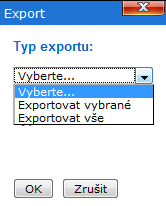 50 Visual PHP - Uživatelská příručka - přidržením levého Ctrl + klik vybereme položky, které nejsou po sobě jdoucí - Přidržením levého Ctrl + A vybereme všechny položky (v tomto