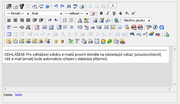 90 Visual PHP - Uživatelská příručka Počet zasílaných e-mailů v jedné dávce: Modul rozesílá více e-mailů najednou z důvodu urychlení.