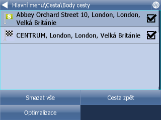 34 Tlačítkem Vynulovat všechny vynulujete všechna 3 počítadla najednou. Kliknutím na 7 se vrátíte do mapy.