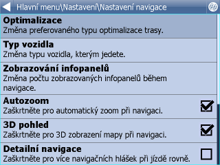 Nastavení 43 Tankování: Všechny tyto informace jsou použity při generování knihy jíz nebo elektronické stazky v programu MapExplorer. 11.