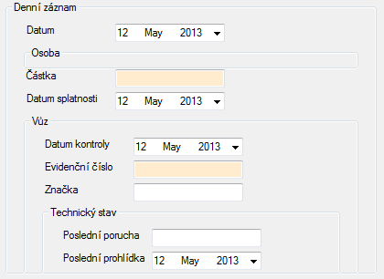 Test 5: Vícenásobné použití jedné struktury Postup: Přidat pomocí okna Add Item strukturu, která je již jednou v metadatech použita.