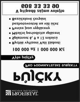 prosinec 2003 SVĚTELSKÝ ZPRAVODAJ strana 31 PŘIJMEME OBCHODNÍHO ZÁSTUPCE Generali Pojišťovna a.s. Agenturní kancelář Havlíčkovo nám.