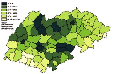 Ovzduší a zdraví - determinanty zdraví, zdravotní ukazatele Pokračování ze str.