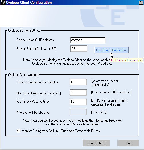 2.2.1. Ruční instalace CyclopeClient.exe CyclopeClient.