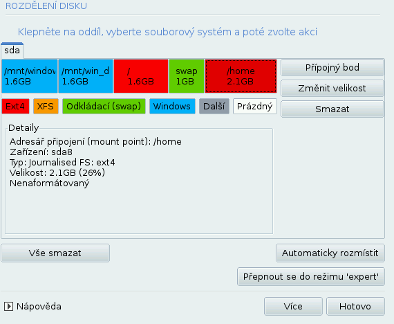 Co děti v kroužku vyzkoušely Instalace Mageia Linux a Ubuntu K rozdělení disků při instalaci na PC s OS Windows (OS se volí pomocí zavaděče GRUB) 1) ve Windows rozdělit disk na C: (cca 40 G) a D: