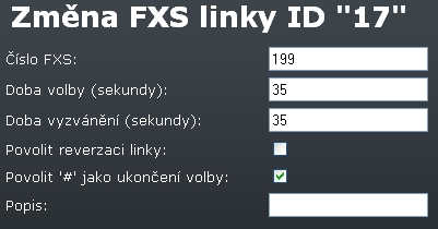 Hlasové služby 3.6 Poznámka Příklady nastavení FAXových linek naleznete na faq.2n.cz. Linka FXS Tato linka je v základě nastavena podle konfiguračního průvodce.