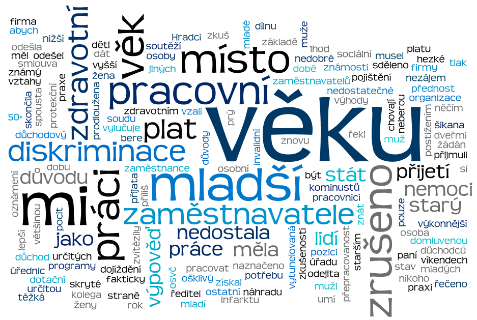 Diskriminace na pracovním trhu 1/3 se setkala s projevem znevýhodnění v oblasti pracovního trhu 27 30 % respondentů se setkalo s projevem znevýhodnění v oblasti práce pracovního trhu, 24 % bylo