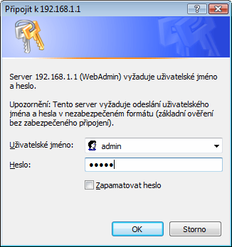 3 Konfigurace pomocí webového rozhraní Přístup k webové konfiguraci Tento ADSL modem/router umožňuje provádět nastavování pomocí webového