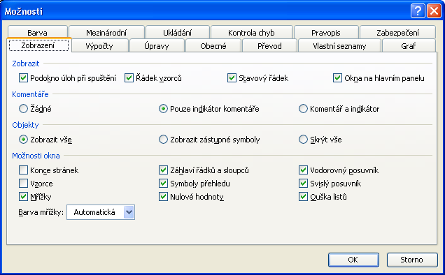 94 Microsoft Office Excel 2003 TIP Po dokončení rozsáhlého pořizování dat nezapomeňte ve skupině Výpočet obnovit volbu Automaticky a znovu zaškrtnout políčko Aktualizovat vzdálené odkazy, jinak mohou