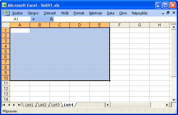 20 Microsoft Office Excel 2003 TIP S oblastí buněk se nám bude lépe pracovat, pokud jí přiřadíme vhodný, smysluplný název, který následně používáme namísto běžného odkazu na buňky.