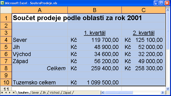 82 Microsoft Office Excel 2003 Příkaz Lupa Zvětšení vybraných listů změníme příkazem Lupa z nabídky Zobrazit.