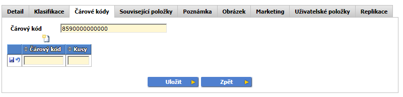 Koncová cena - pouze informativní údaj, s touto cenou se nepracuje při oceňování zboží v dokladech, většinou doporučená koncová cena nebo základní velkoobchodní cena bez DPH Platnost od, do - používá