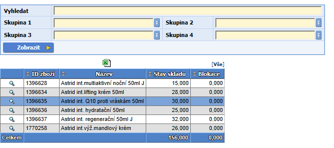 Sklady Pomocí tohoto menu můžete sledovat vývoj skladového hospodářství. Sklady Sklady je nutno definovat tak, aby při vystavení dokladu bylo možné sklad jednoznačně určit.