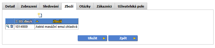 Kusy 1, 2, 3, 4 - názvy polí pro zadání skladového množství, pokud je prázdné, pak se zobrazí kusů, sklad, jinde, ostatní.