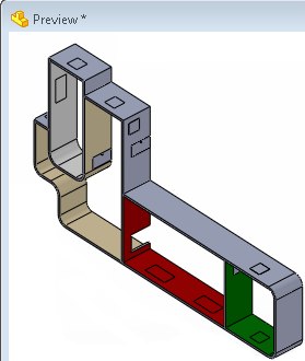 Import/Export Střední Jsou odebrány veškeré interní součásti a je odebrána geometrie interního řezu a převedena na objemové tělo.