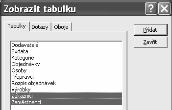 klíče) tabulek, přes které chceme vybrat cestu propojení. Například následující schéma umožňuje propojit název žánru s příjmením a jménem umělce buď prostřednictvím relace Titul.režie=Umělec.