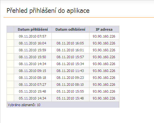 Zde vidíme seznam knih podle námi zadaných kritérií. Stiskem tlačítka Zpět na seznam knih se dostaneme na původní formulář Rezervace knih. 6.4S