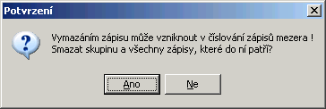 20 d) Zrušení zápisu zpět 4 Zadání: Zrušte účetní zápis č. 2 (námi zkopírovaný) paragon za nákup kancel. potřeb za 119,- Kč. Protože byl špatně zaúčtován. Postup: V účetním deníku klikněte na řádek č.