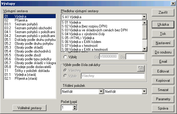 454 Vzhledem k tomu, že karta Komoda je složená, musíte u ní určit parametry přenosu. Musíte označit co se má převzít do pohybu, zda pouze vybraná karta, pouze její položky nebo všechno.