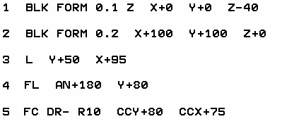 2.2 Ruční programování NC stroje Ruční způsob programování má využití především v opravárenských provozech, kde stroj není tolik vytížen a programování je možné přímo u stroje.