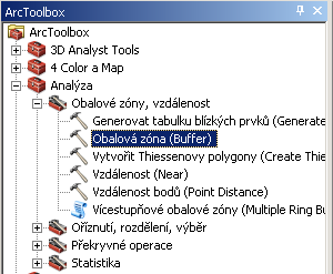 Spusťte aplikaci ArcMap z nabídky Start/Programy/ArcGIS/ArcMap nebo použijte zástupce na ploše počítače. Klikněte na ikonu Otevřít a v dialogovém okně najděte adresář AnalytickeFunkce.