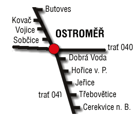 b) Železniční doprava Obcemi Podchlumí, v jižní části, prochází 2 železniční tratě. Je zde umístěna i jedna uzlová stanice.