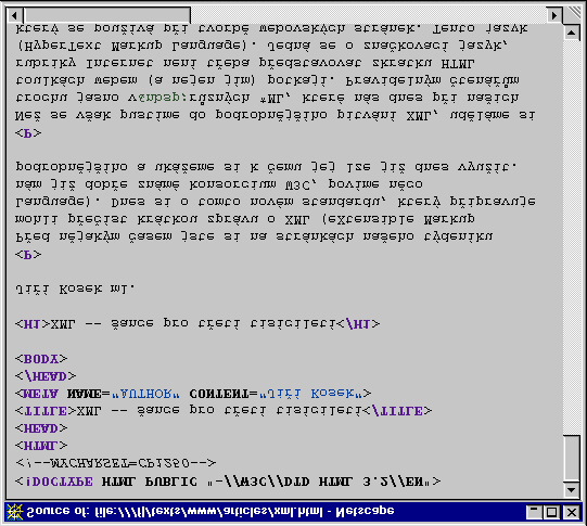18 1. Úvod 1 Obr.1-3: ZápisstránkyvHTML 1.