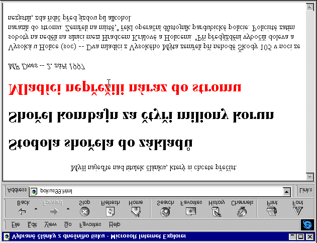 252 14. Dynamické HTML Obr. 14-3: Jedna stránka má čtyři podoby podle polohy myši 14 window.event.srcelement odpovídá elementu, ke kterému se váže aktuálně zpracovávaná událost.