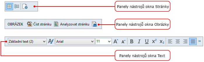 Tip: S obrázky v oknech Obraz a Lupa lze pohybovat myší při přidrţeném mezerníku. Přepínání mezi okny Stiskem Ctrl+Tab se provádí přepnutí mezi okny. Stiskem kláves Alt+1 se aktivuje okno Stránka.