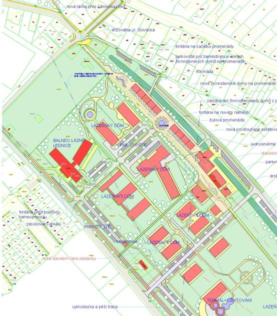 Lázně Lednice Cíl: Vybudování lázeňské infrastruktury Nositel: obec Lednice Partner: JMK Ţádost podána 6. 1.