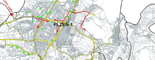 Doprava v klidu v Plzni Systém funguje pouze náznakově, zdaleka není dobudován Návrhy podle Generelu