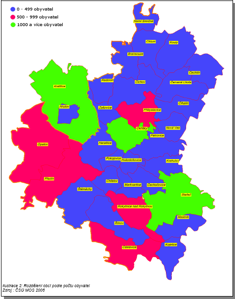 Území MAS Vliv na sebeuvědomění má velikost, ale i poloha obce významný vliv má schopnosti lidí (zájem, kvalifikovanost