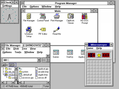 Proto následoval Windows 3.0. Ten konečně udělal díru do světa roku 1992.