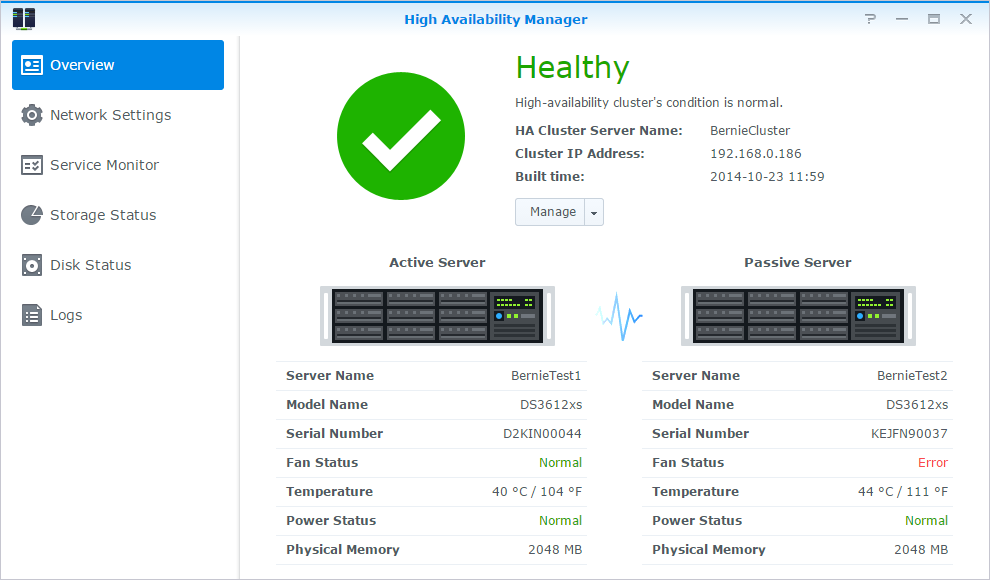 Zavedení řešení High Availability Správce High Availability umožňuje vytvořit ze dvou serverů tzv.