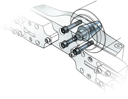 Adaptér pro CoroBore XL Středící trn Nástrojové držáky pro CoroBore XL 392.647XL A392.