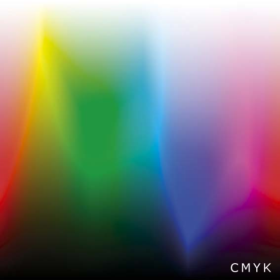 další nevýhoda CMYK u jednotlivých barev nemáme k dispozici různé intenzity halftone = tiskárna nezaplňuje barvou celou plochu, ale jen část (kapičky jsou tak