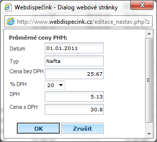 cenu (předložením paragonu), nebo uplatnit průměrnou cenu, která je opět stanovena vyhláškou Ministerstva práce a sociálních věcí. 5.