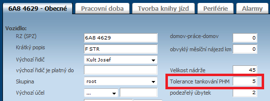 3.72 Statistika Kontrola tankování Tato statistika umoţňuje porovnat údaje o tankování z čerpací stanice (vloţené opsáním paragonu nebo importem záznamů z tankovacích karet) s údaji zaznamenanými