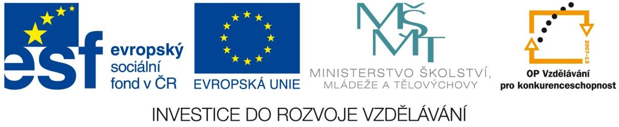 Autorem materiálu a všech jeho částí, není-li uvedeno jinak, je Mgr. Petra Hrnčířová.