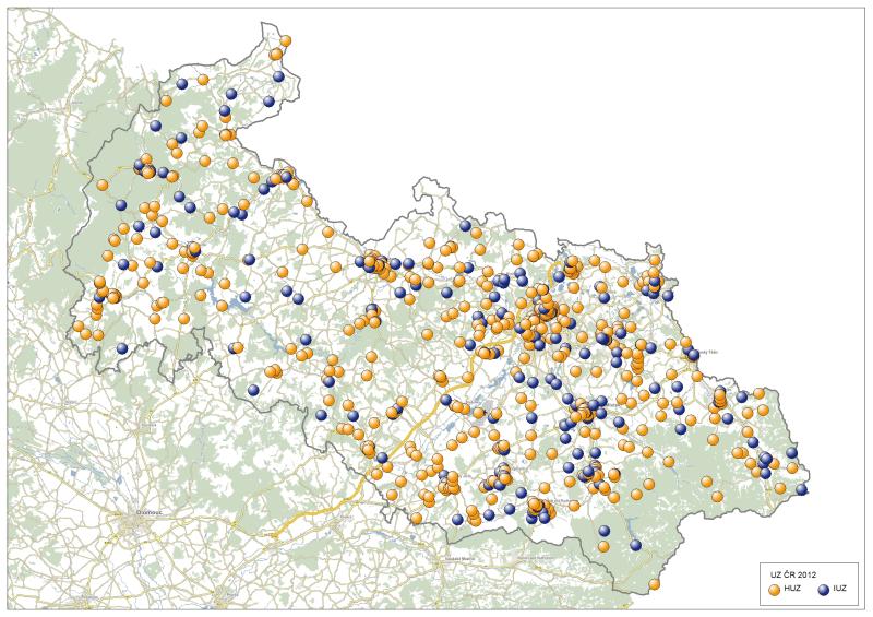 MORAVSKOSLEZSKÝ KRAJ Počet UZ: 1 465 6,6% HUZ 70% IUZ 30% ORP UZ ORP UZ / 1000 počet % obyv. Frýdlant n. O. 188 0,8 Rýmařov 9,6 Bruntál 171 0,8 Frýdlant n.