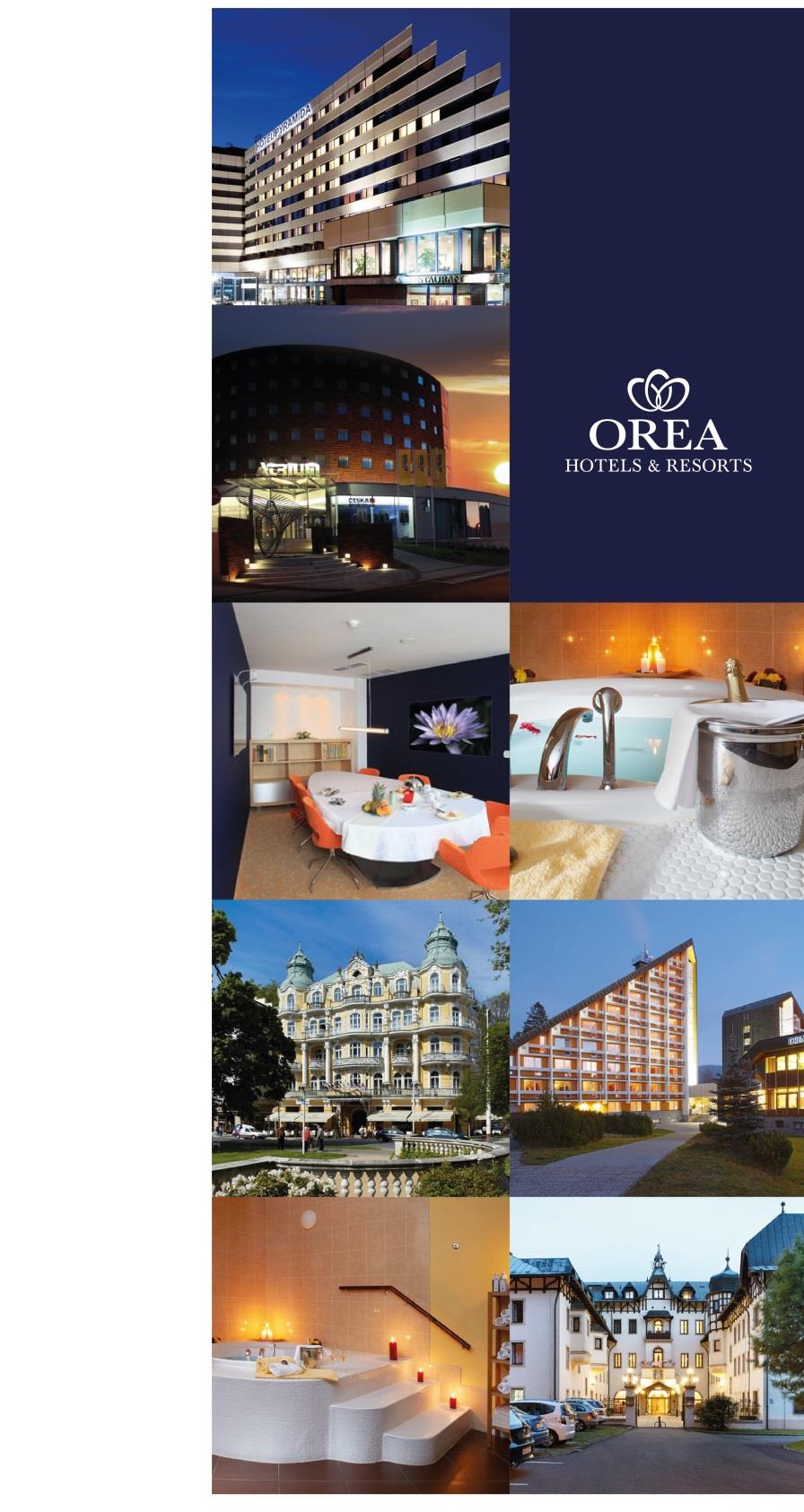 OREA HOTELS s.r.o. Společnost OREA HOTELS s.r.o. provozuje největší český hotelový řetězec OREA HOTELS & RESORTS.